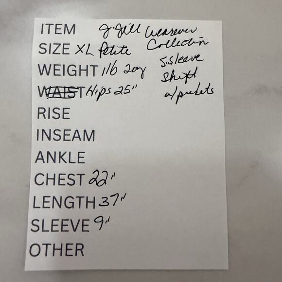 J. Jill Wearever Short Sleeve Shift Dress Size XL Petite Brown Polk Dot Pockets - Picture 9 of 9